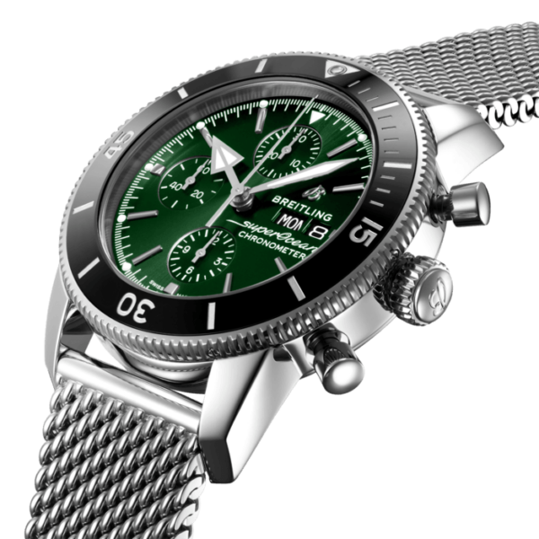 Breitling Superocean Heritage Chronograph 44 Stainless steel Green A13313121L1A1