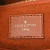 LV Neverfull MM Cognac Giant Monogram Empreinte Leather
