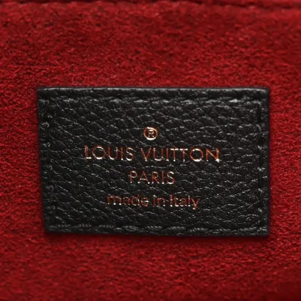 LV OnTheGo PM Black/Beige Giant Monogram Empreinte Leather