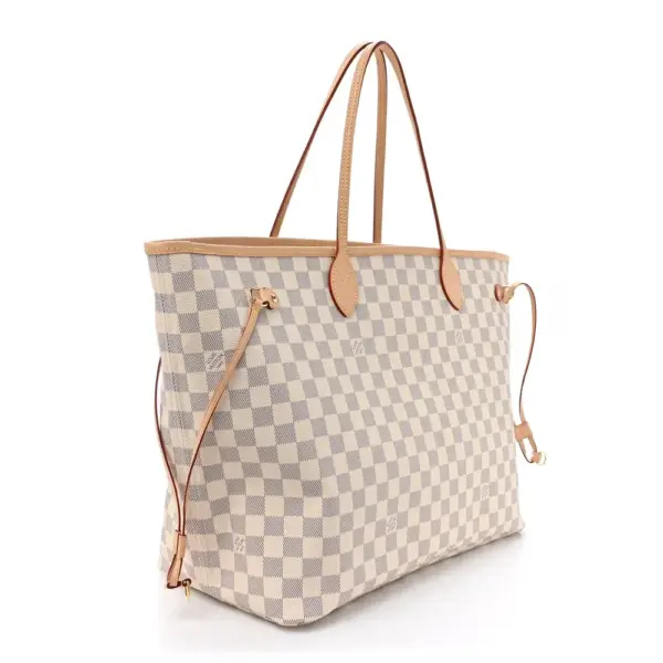 LV Neo Neverfull GM Damier Azur Canvas Beige Interior