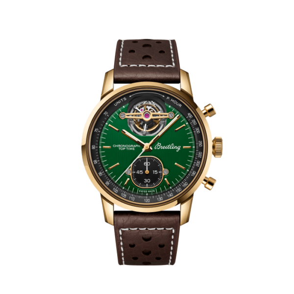 Breitling Top Time B21 Ford Mustang Bronze Green NB21251A1L1X1